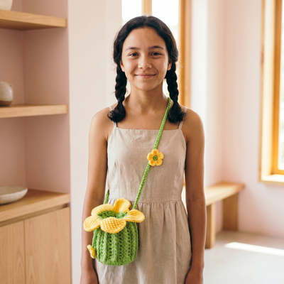 Lily's Crochet Flower Bag