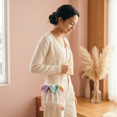 Lily's Crochet Flower Bag