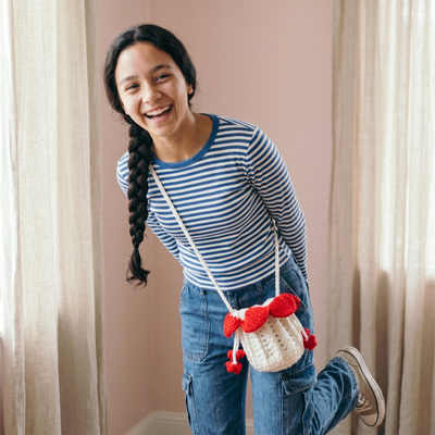Lily's Crochet Flower Bag