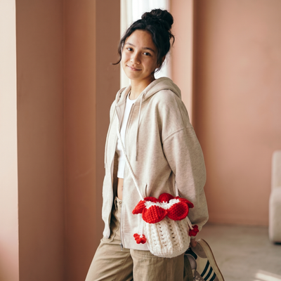 Lily's Crochet Flower Bag