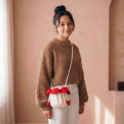 Lily's Crochet Flower Bag