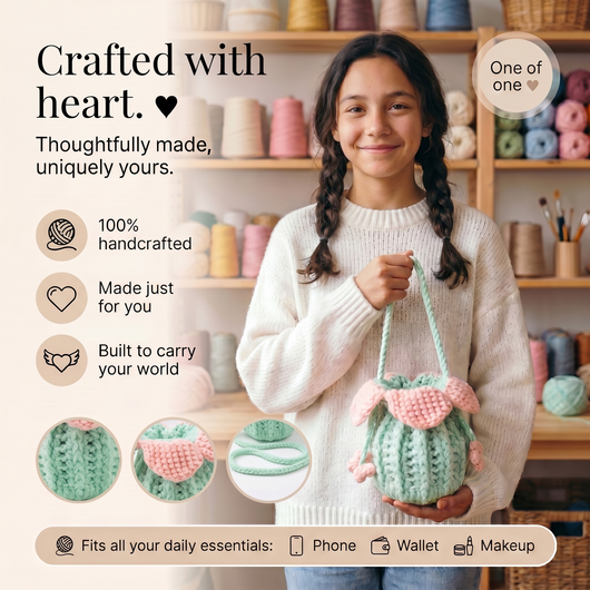 Lily's Crochet Flower Bag